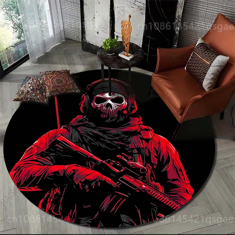 Home Textiles Images - Multiple size Soldier with skull mask