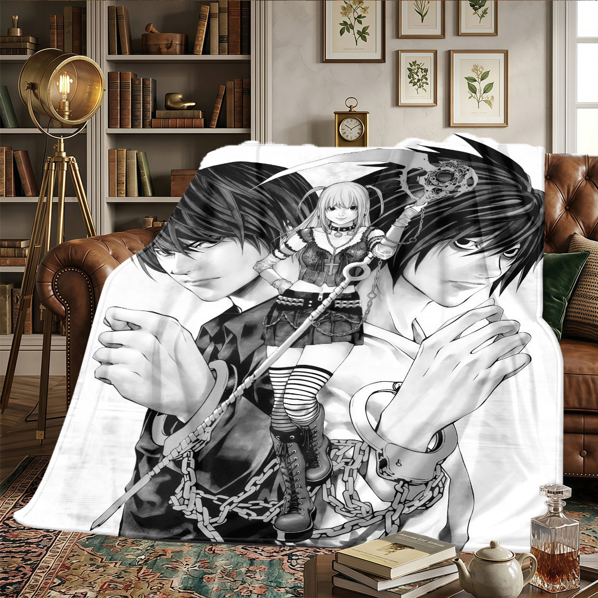 Home Textiles Notes - Death Note Patterns Home Blanket Lightweight