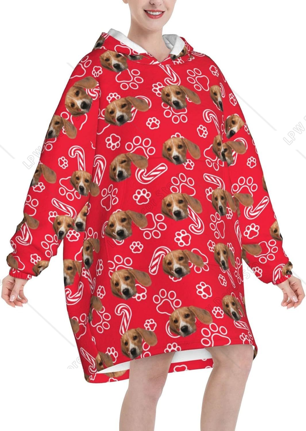 Custom Wearable Blanket Hoodie - Home Textiles Photos review and price