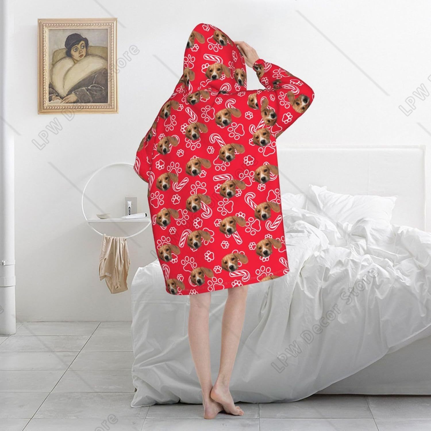 Custom Wearable Blanket Hoodie - Home Textiles Photos review and price