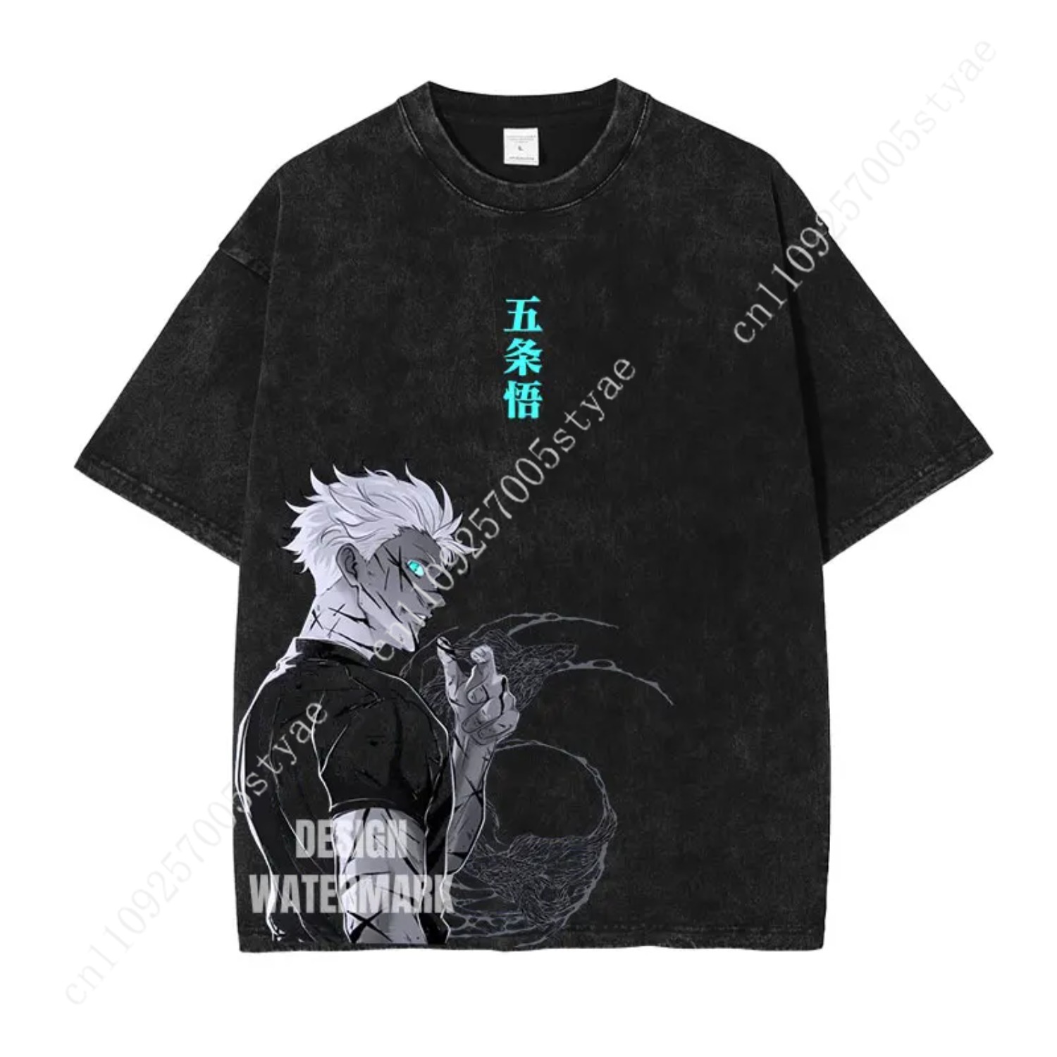 Gojo Satoru Graphic Tee  Anime - Quilt Cotton Summer review and price