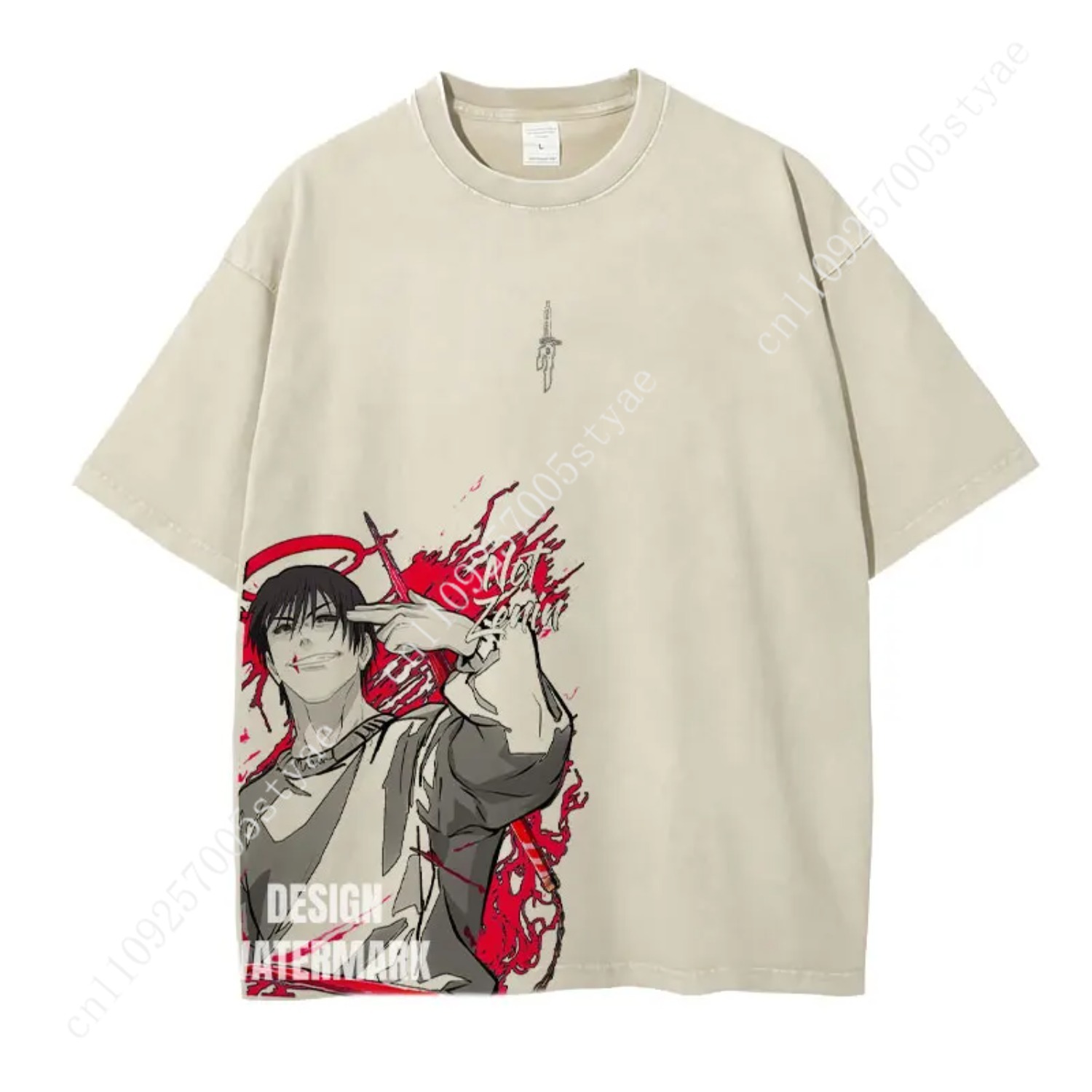 Gojo Satoru Graphic Tee  Anime - Quilt Cotton Summer review and price