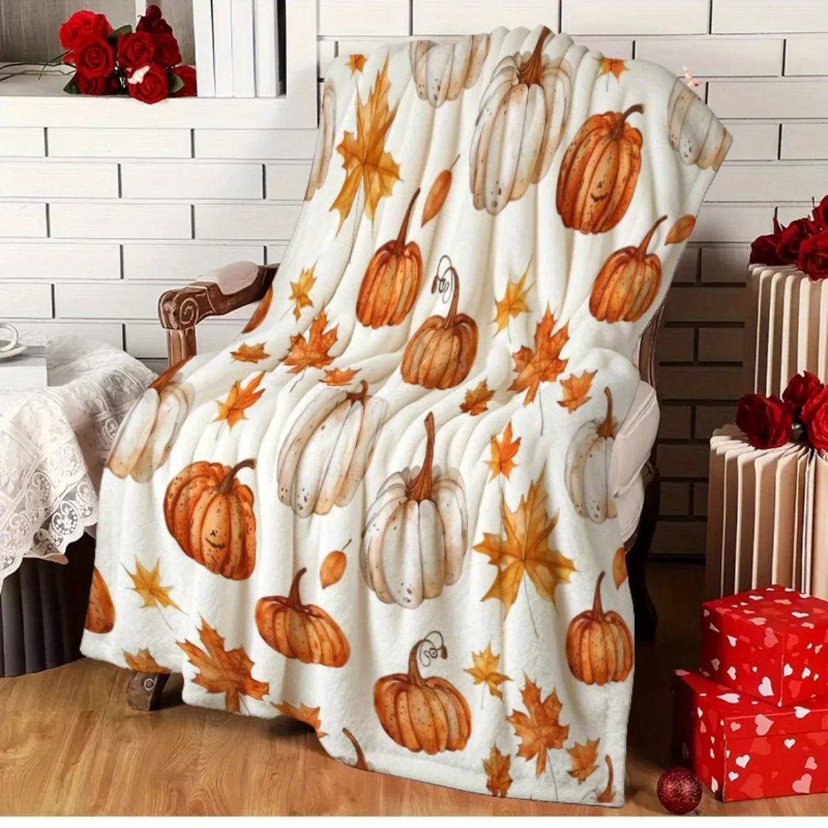 Thanksgiving Throw Blanket – C - Home Textiles Turkey review and price