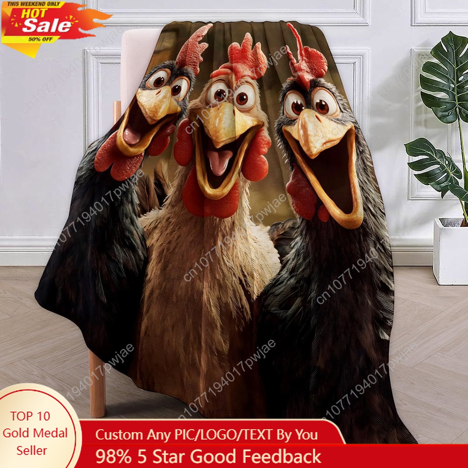 Chickens Blanket Gifts for Wom - Home Textiles & Decorations review and price