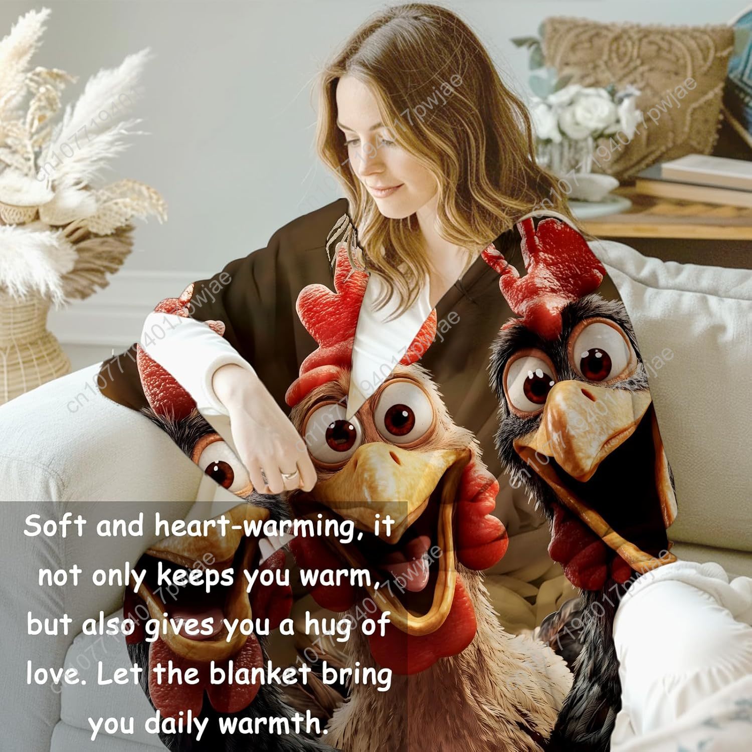 Chickens Blanket Gifts for Wom - Home Textiles & Decorations review and price