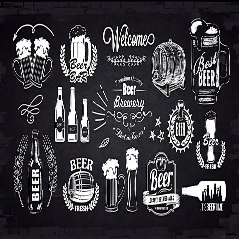 Simple hand-painted beer perso - Home Textiles Images review and price