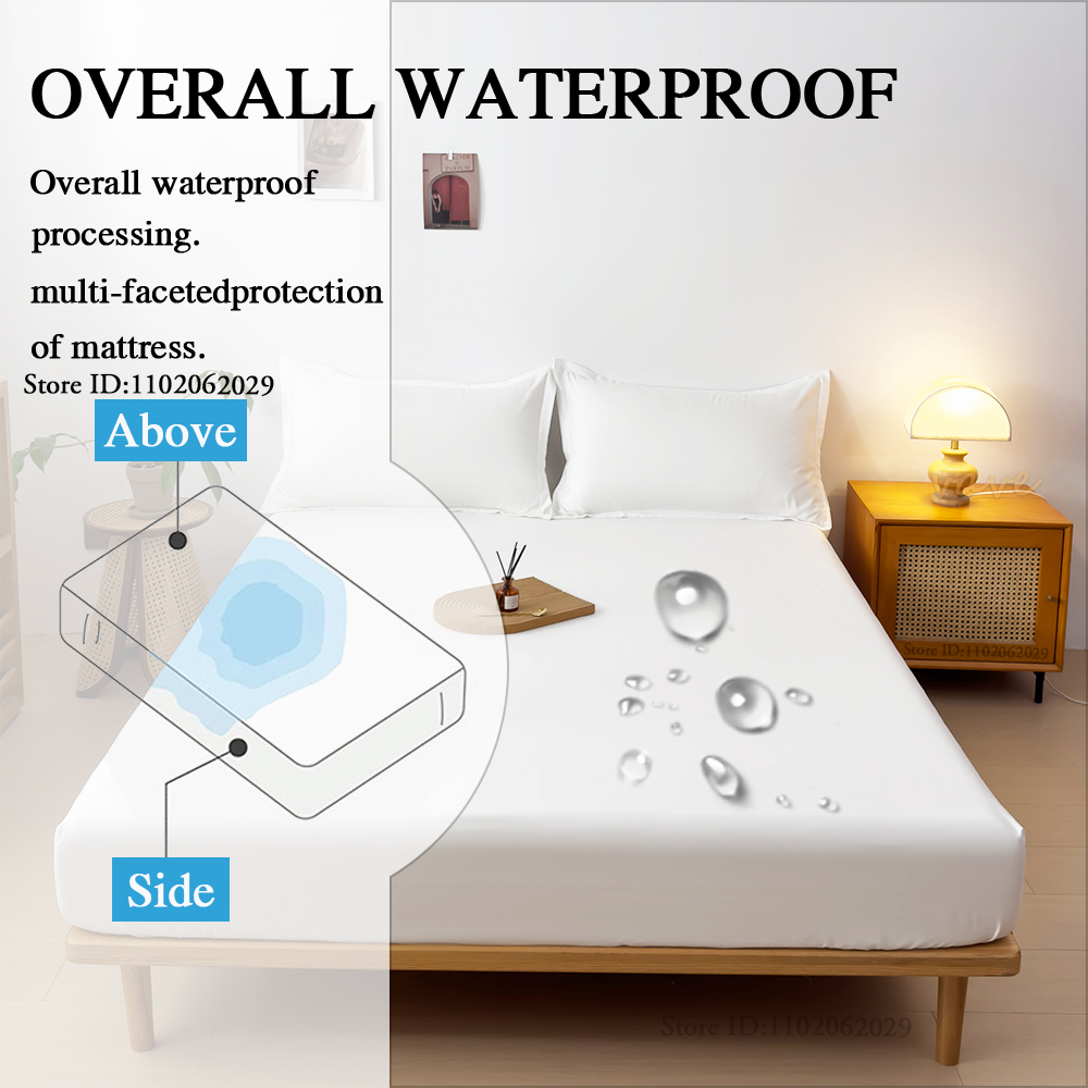 Waterproof Mattress Cover Bed  - Home Textiles Throw review and price