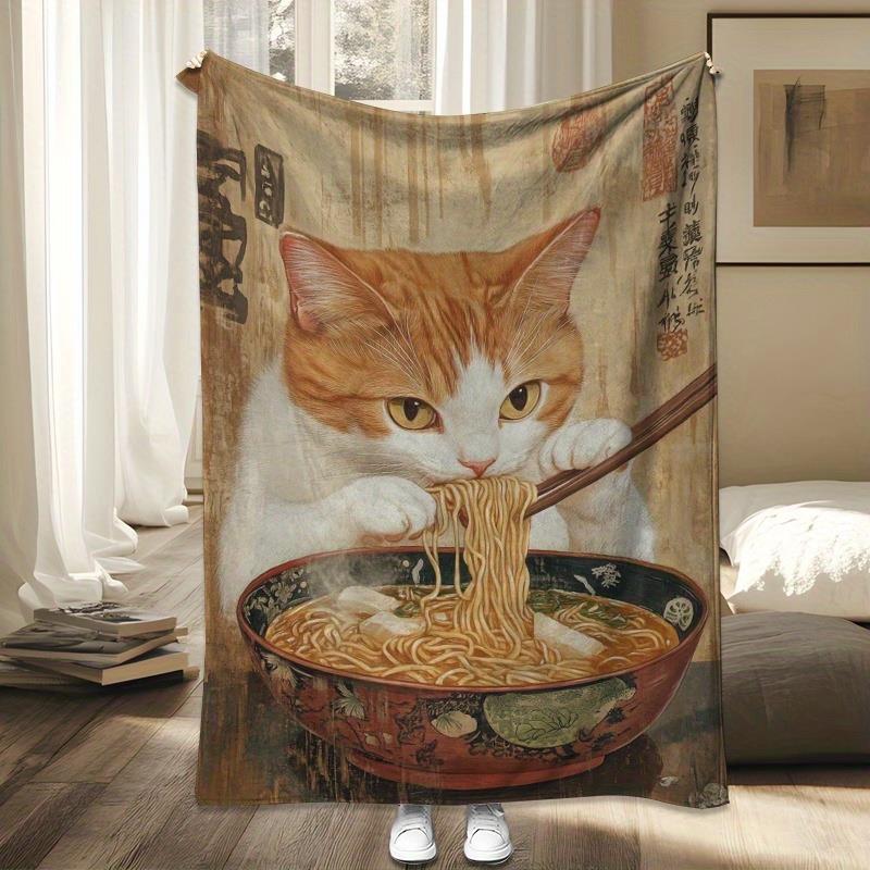 Anime image of a yellow cat Fl - Home Textiles Images review and price