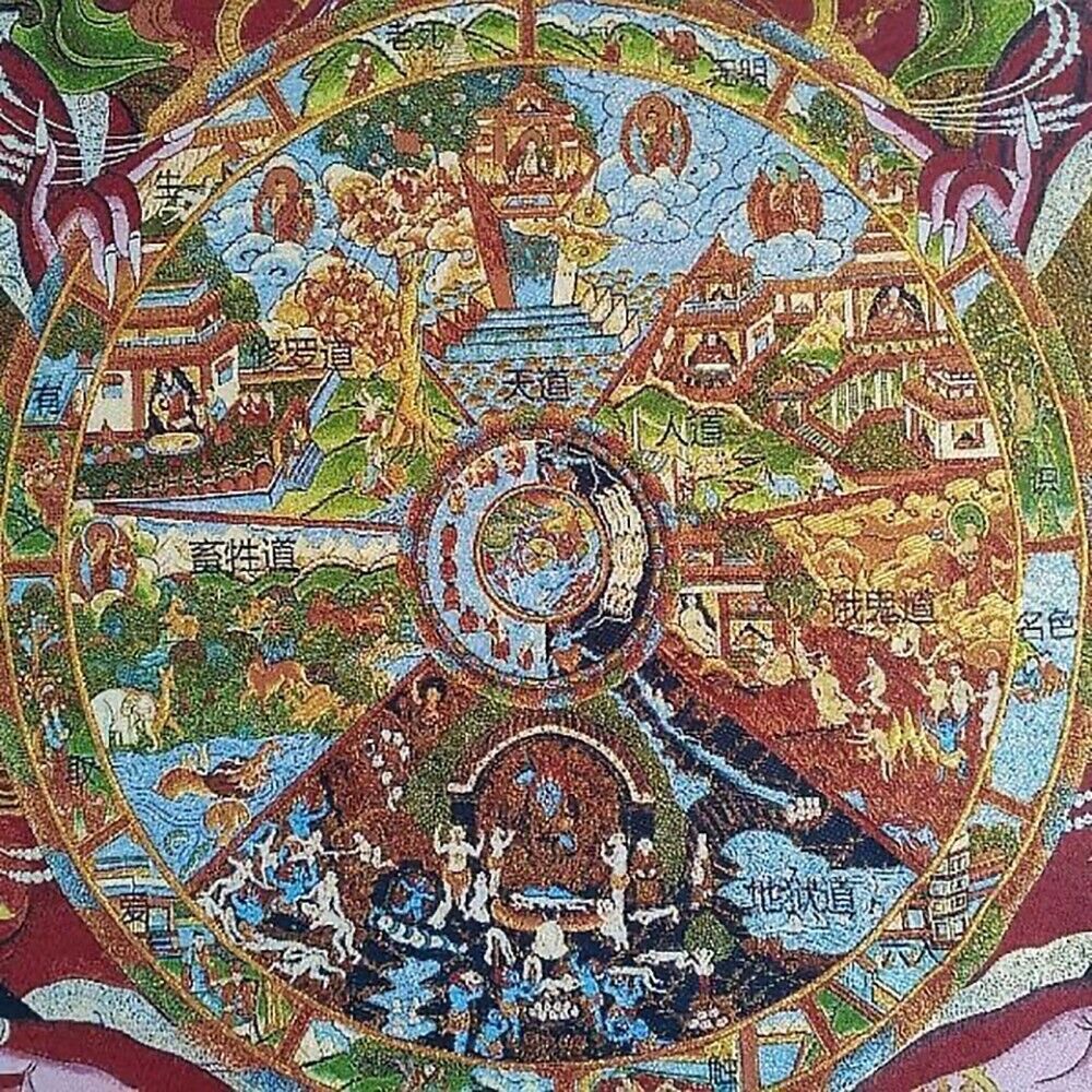 Buddhist Guardian Silk Paintin - Home Textiles China review and price