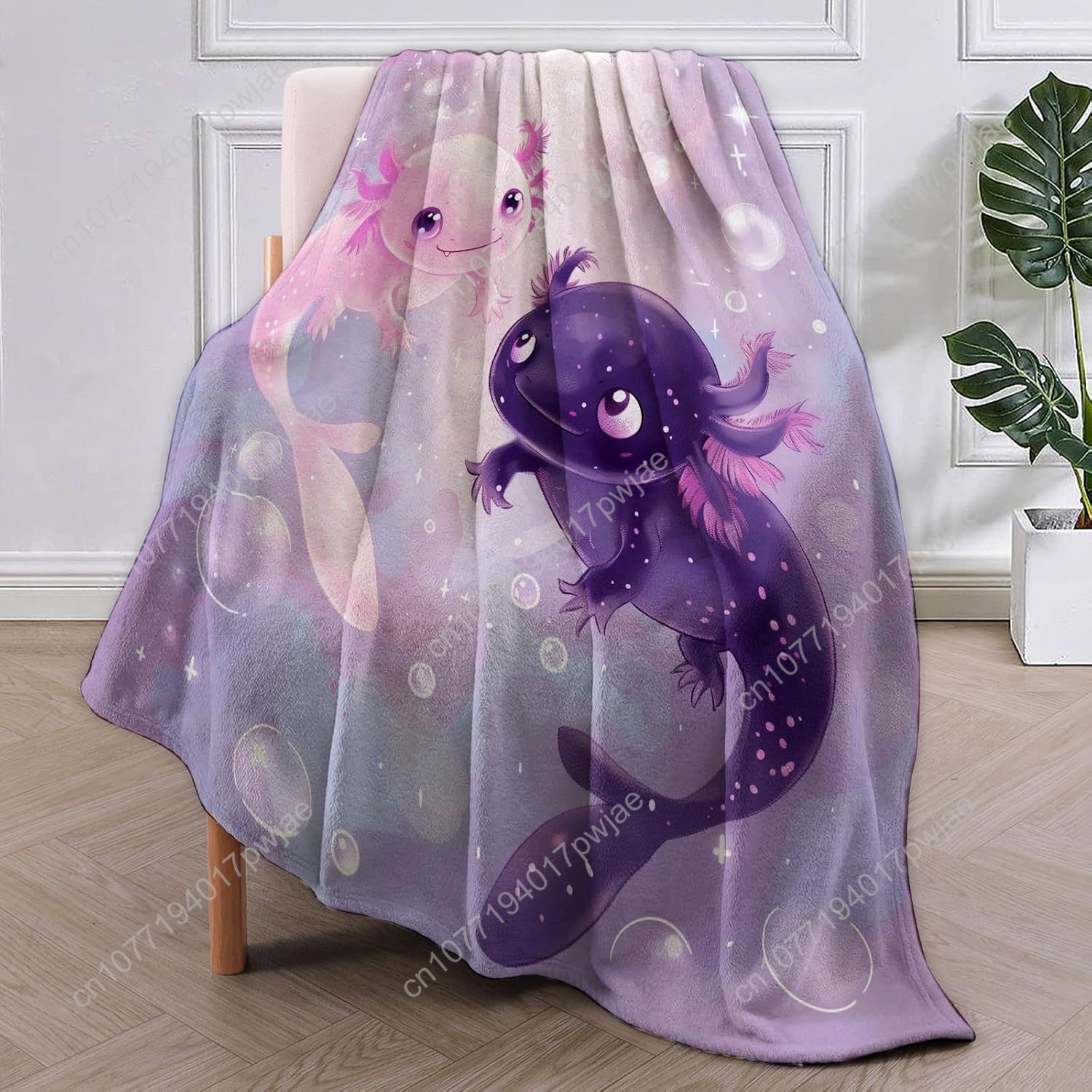 Axolotl Blanket Cute Axolotls  - Home Textiles & Decorations review and price