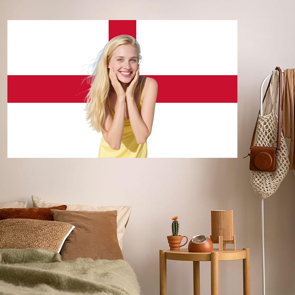 1pc 2D FLAT Personalize Englan - Home Textiles Designer review and price