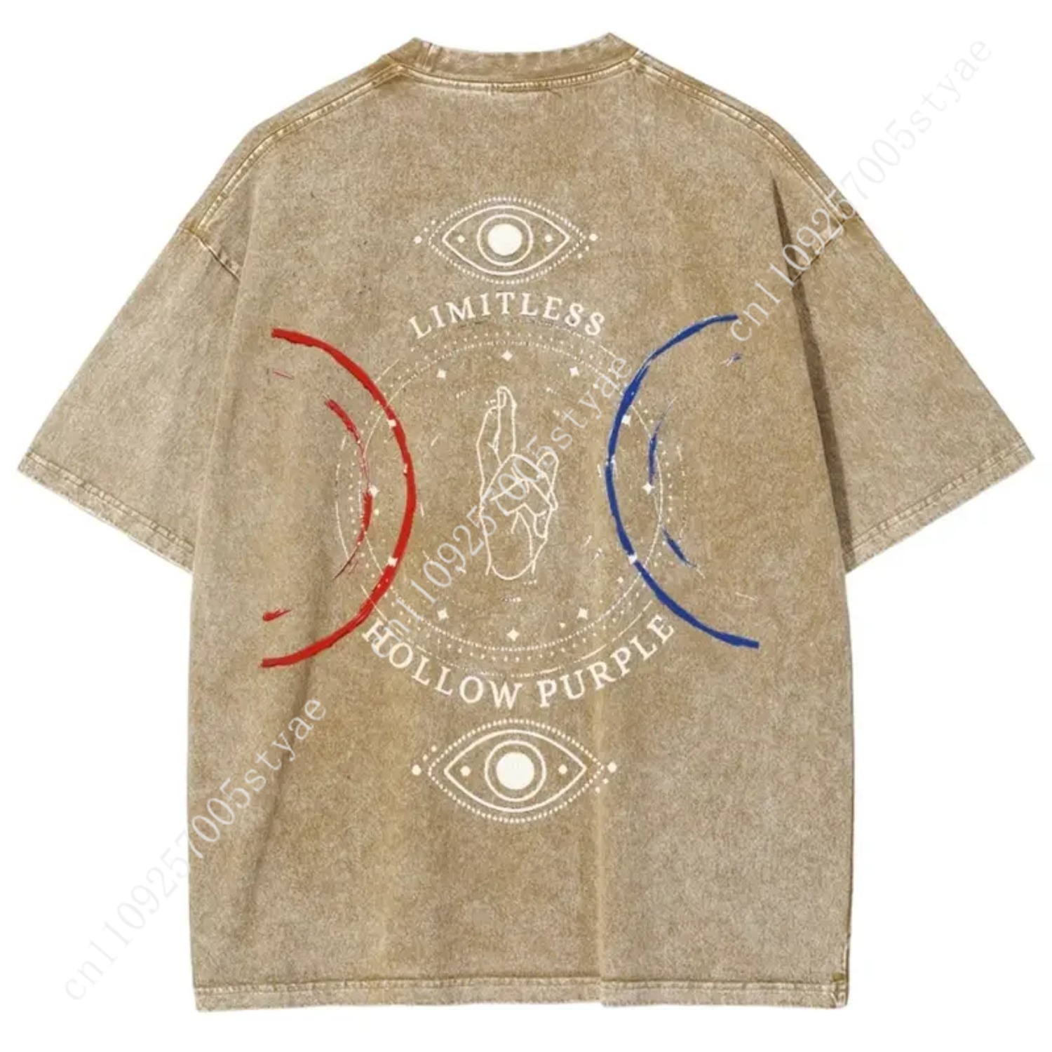 Anime  Gojo Satoru Print T-shi - Quilt Cotton Summer review and price