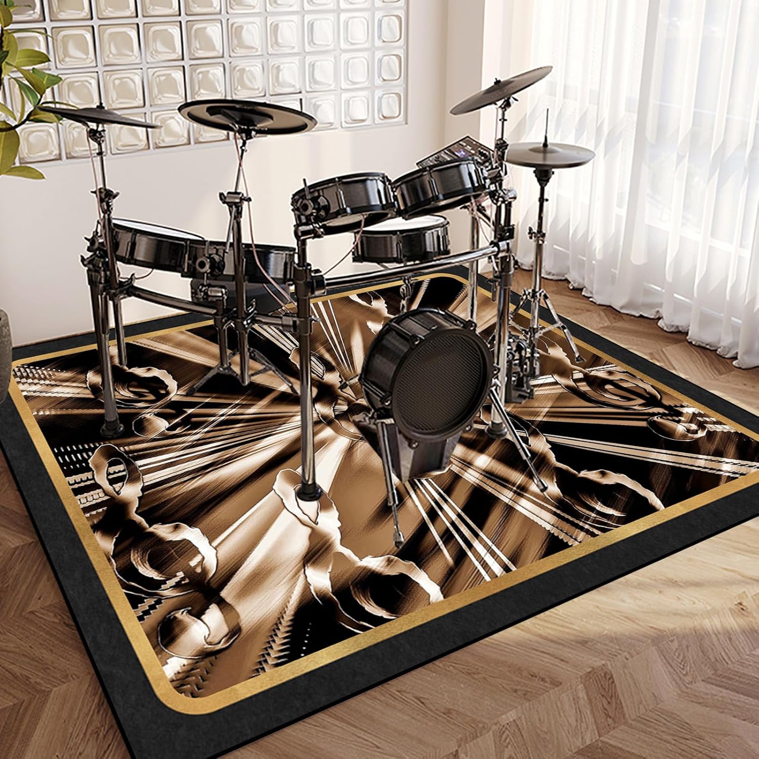 Music Note G Clef Pattern Carp - Home Textiles Notes review and price