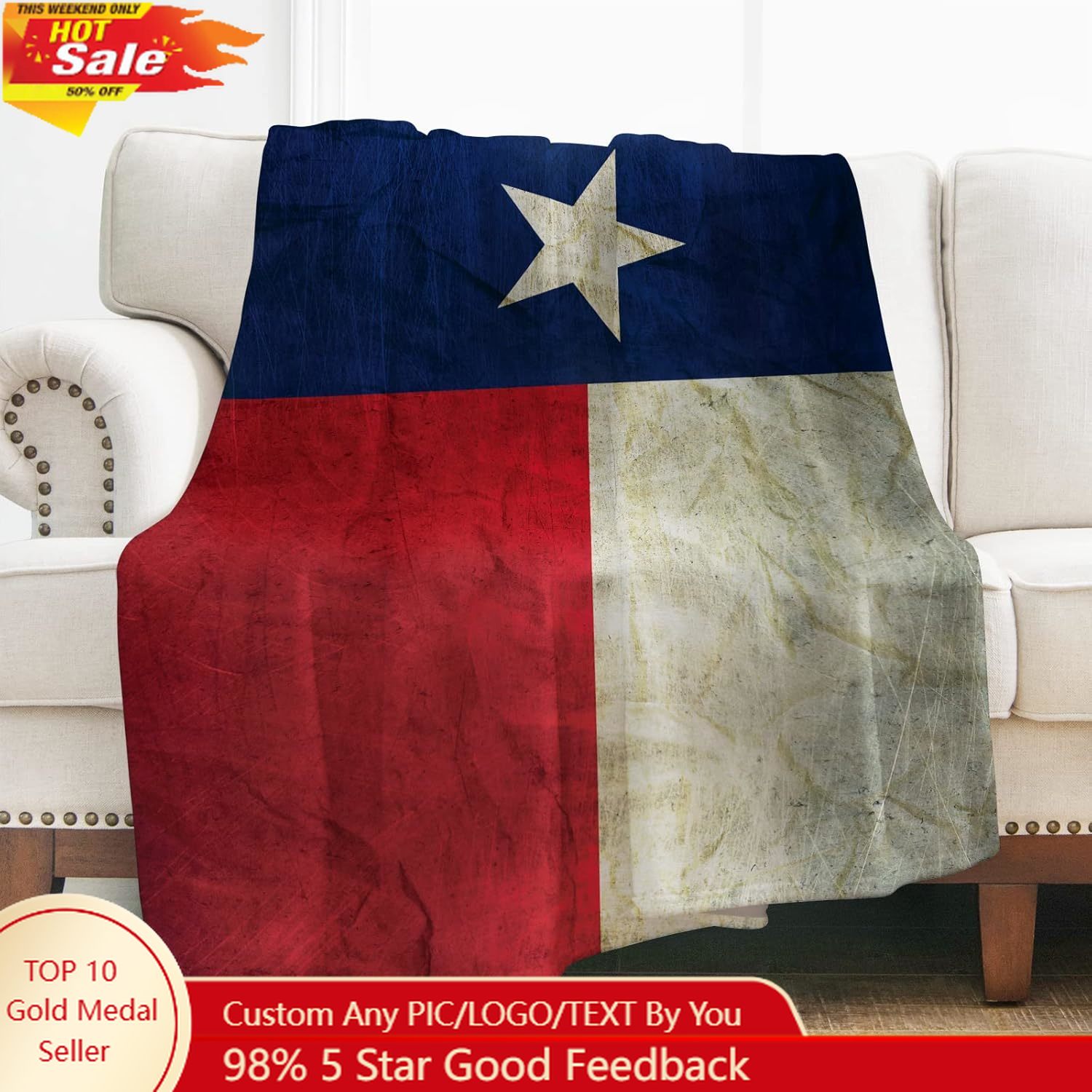Levens Texas Flag Throw Blanke - Home Textiles & Decorations review and price