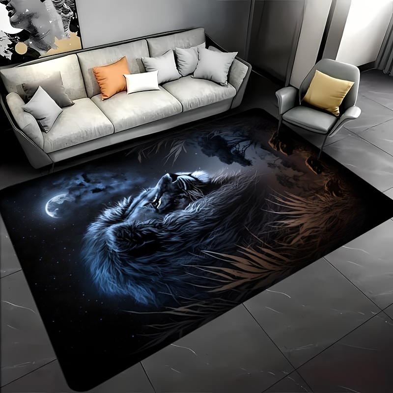 Starry Night Lion Floor Mat -  - Home Textiles Designer review and price
