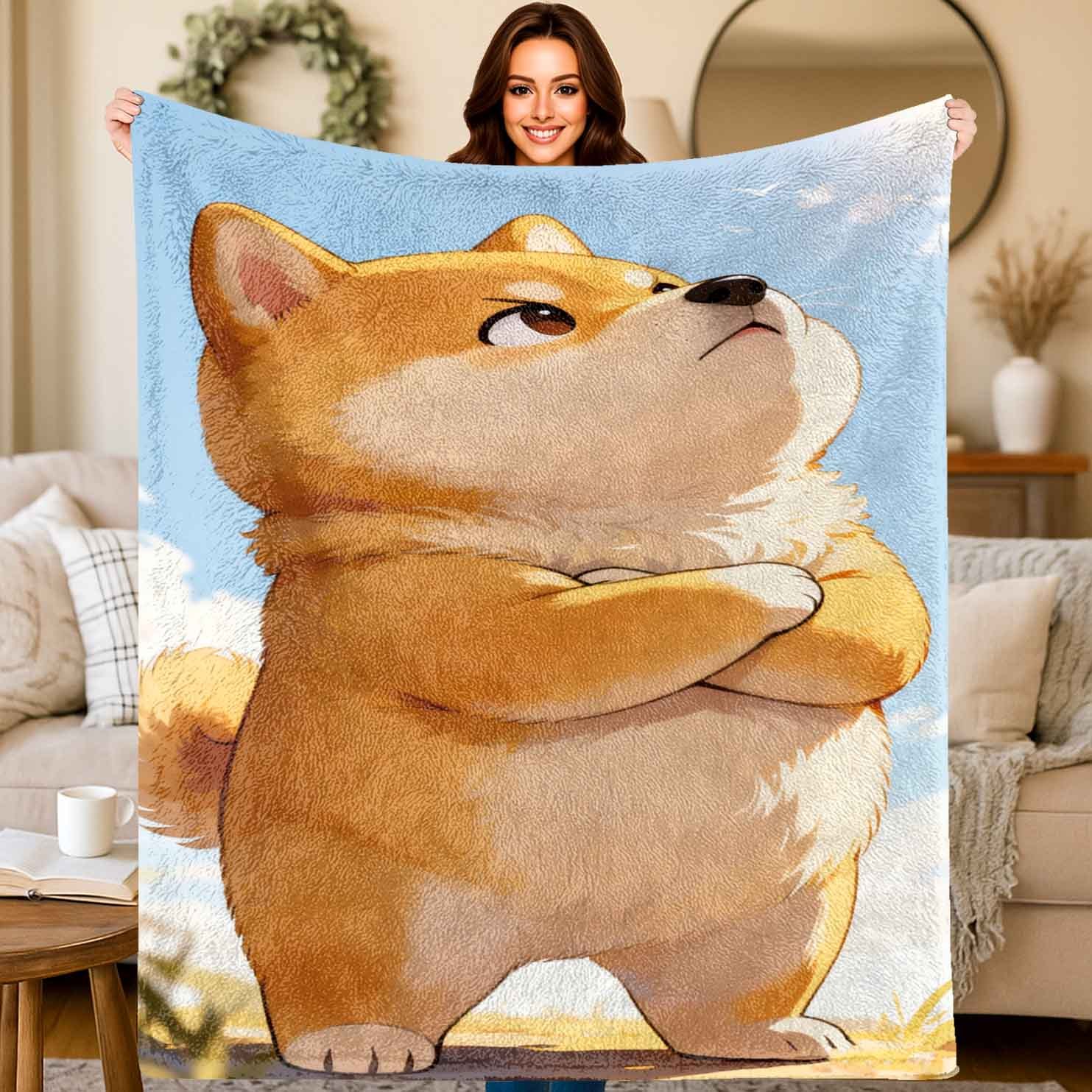 cartoon image of a standing do - Home Textiles Images review and price