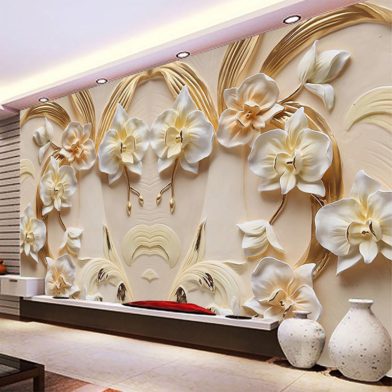 Custom Photo Wallpaper 3D Reli - Home Textiles Photos review and price