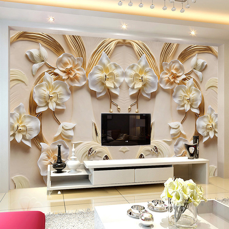 Custom Photo Wallpaper 3D Reli - Home Textiles Photos review and price