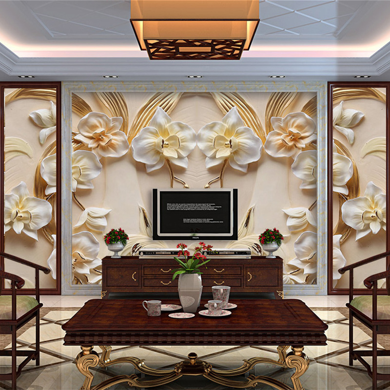 Custom Photo Wallpaper 3D Reli - Home Textiles Photos review and price