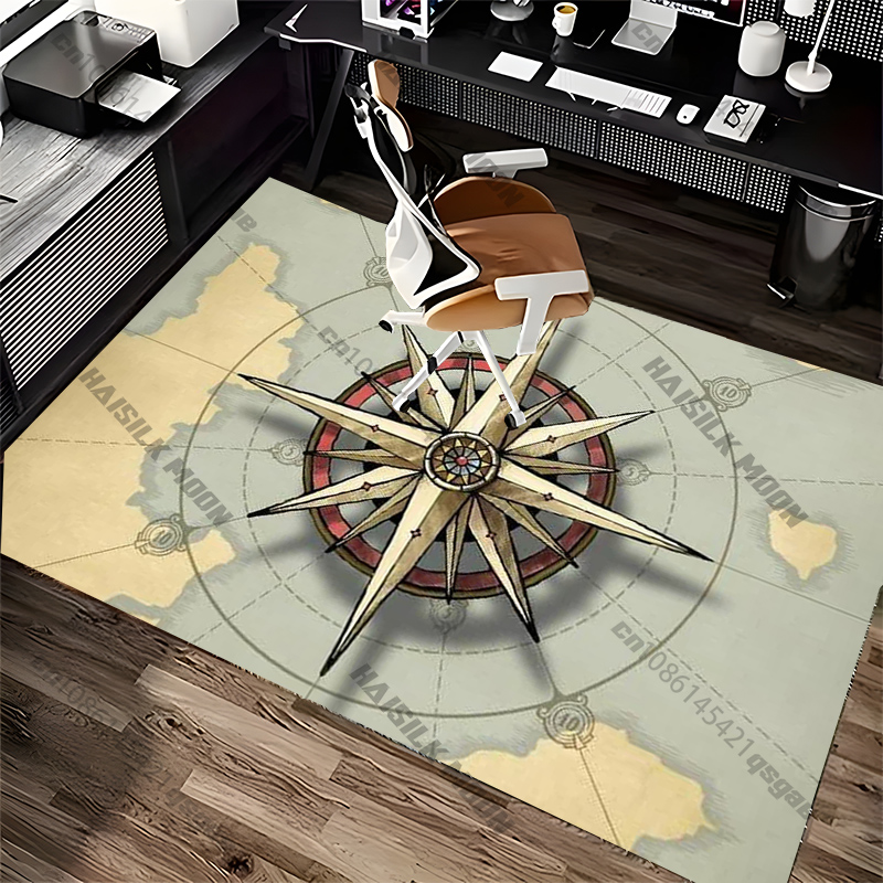 Compass Design Rug for Modern  - Home Textiles Designer review and price