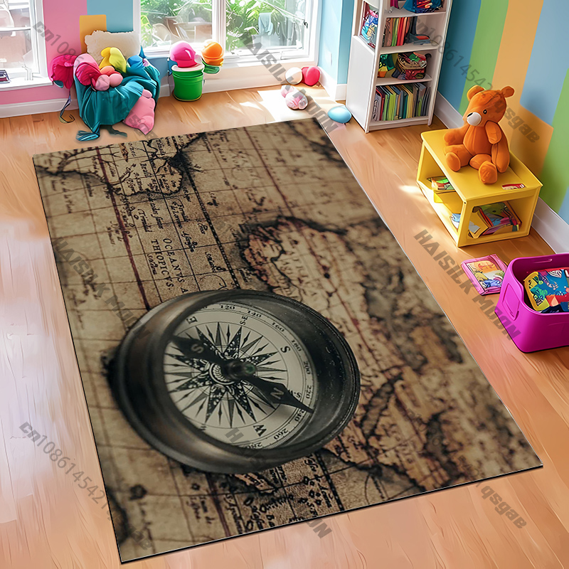 Compass Design Rug for Modern  - Home Textiles Designer review and price