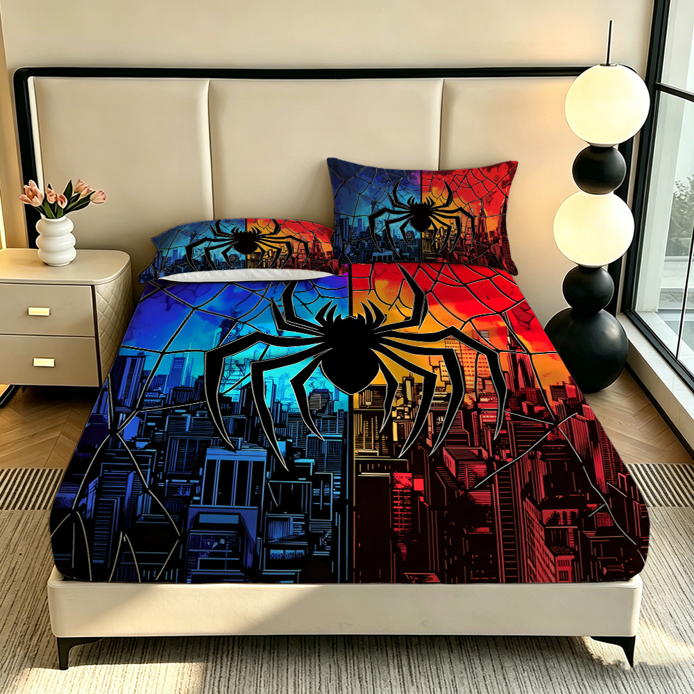 3pcs Spider Animal Printed Cor - Quilt Cotton Summer review and price