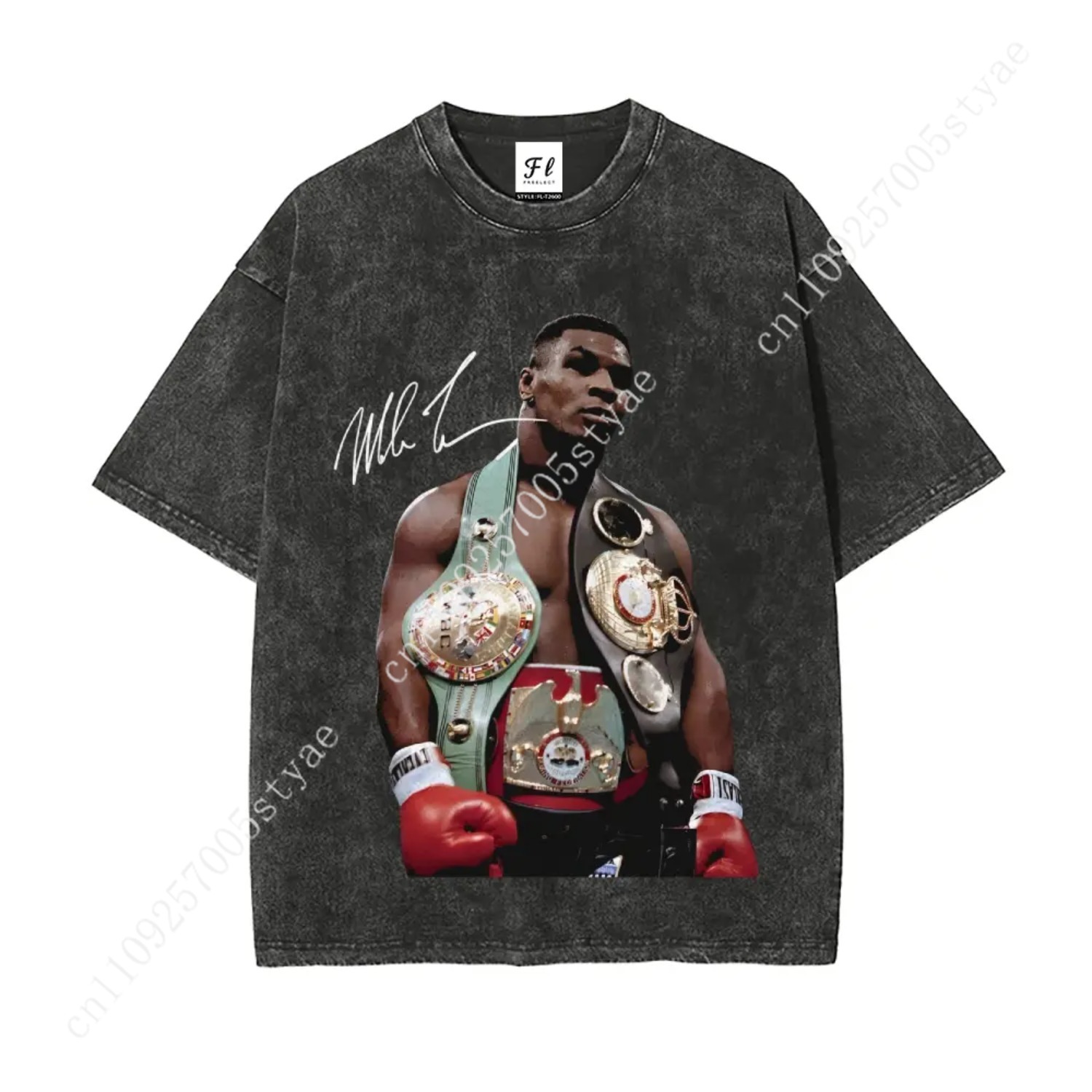 Mike Tyson T-Shirt, 90s Vintag - Quilt Cotton Summer review and price