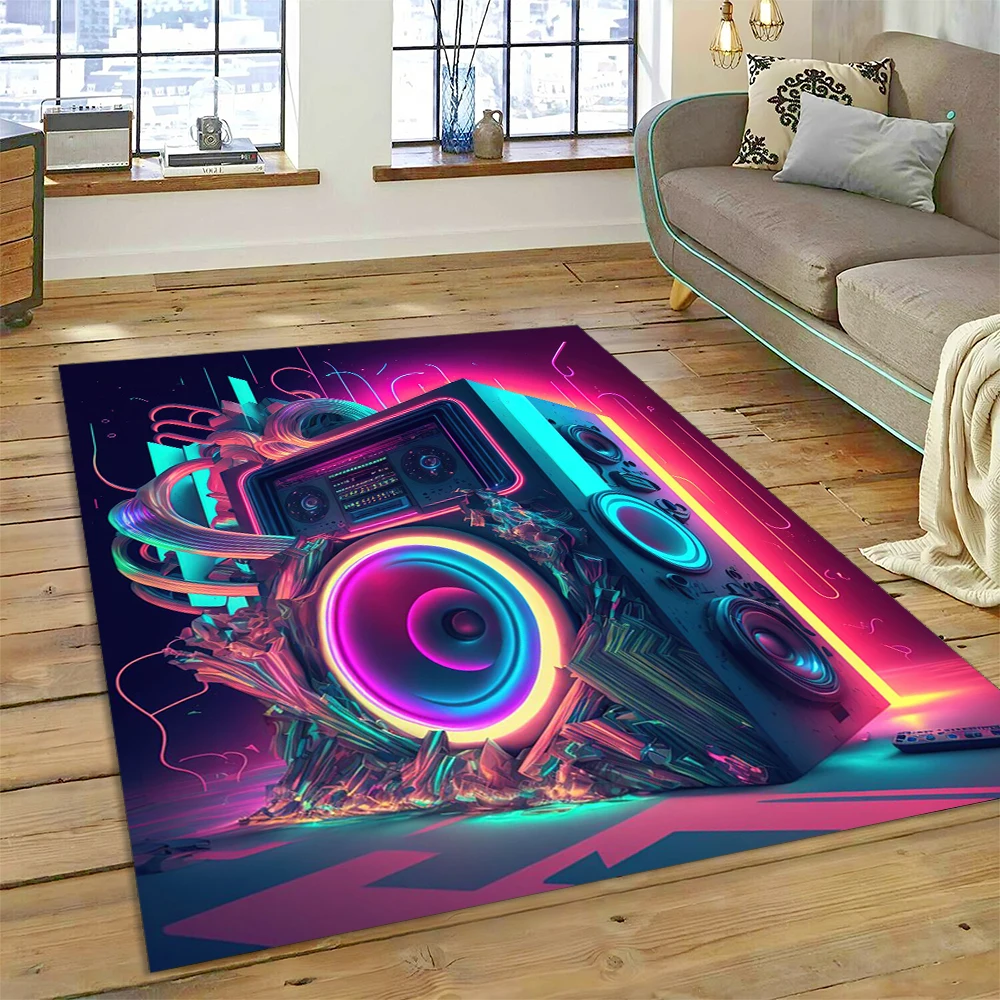 Colorful Musical Note Music Sc - Home Textiles Notes review and price