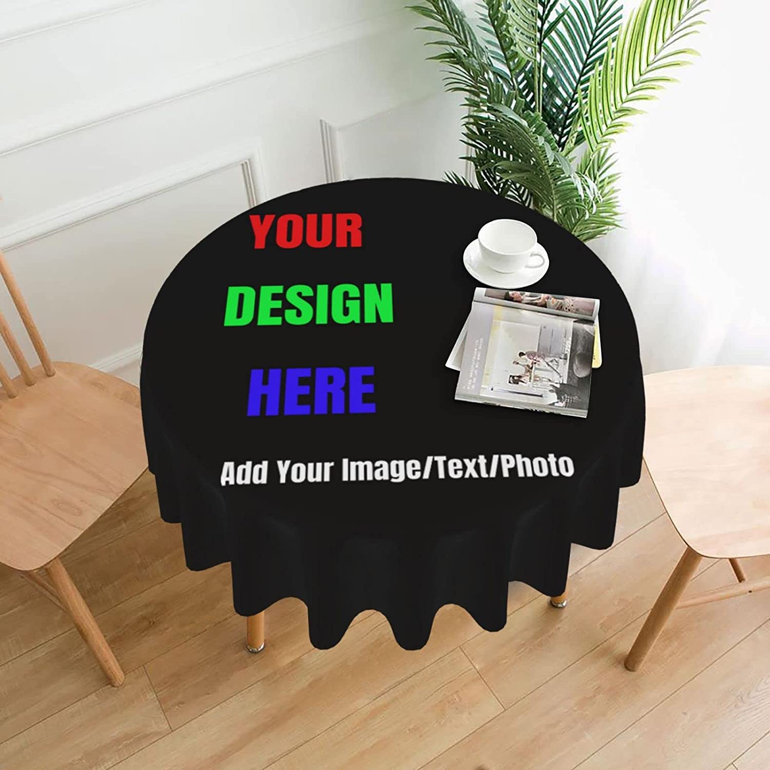 Custom Round Tablecloth Person - Home Textiles Images review and price