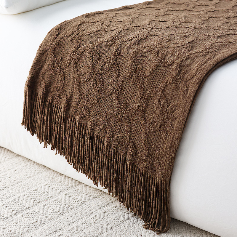 Nordic Knit Bed Runner  Soft T - Home Textiles Throw review and price