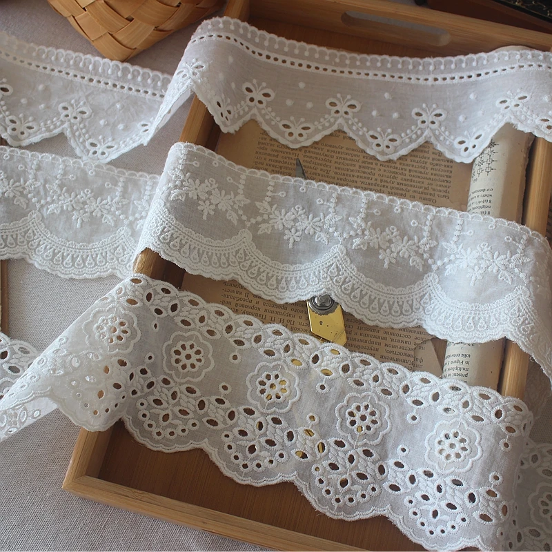 White Cotton Lace Ribbon, DIY  - Home Textiles Photos review and price
