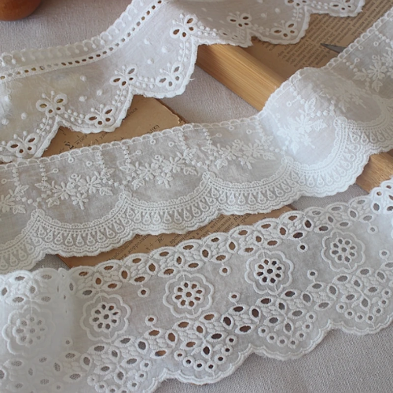 White Cotton Lace Ribbon, DIY  - Home Textiles Photos review and price