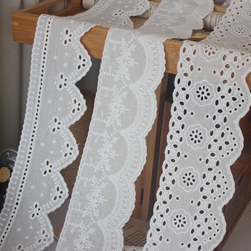 White Cotton Lace Ribbon, DIY  - Home Textiles Photos review and price