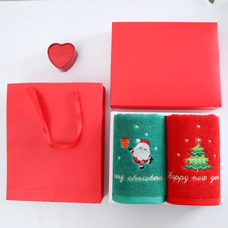 Christmas Towel Gift Box Set T - Home Textiles Face Towel review and price