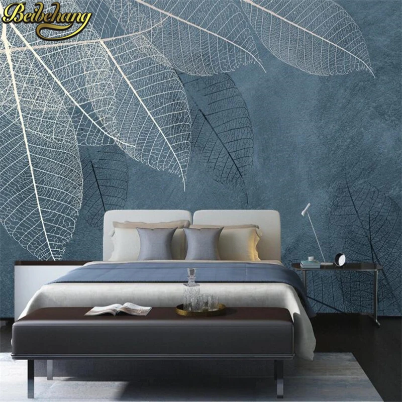 Custom Abstract leaves photo w - Home Textiles Photos review and price