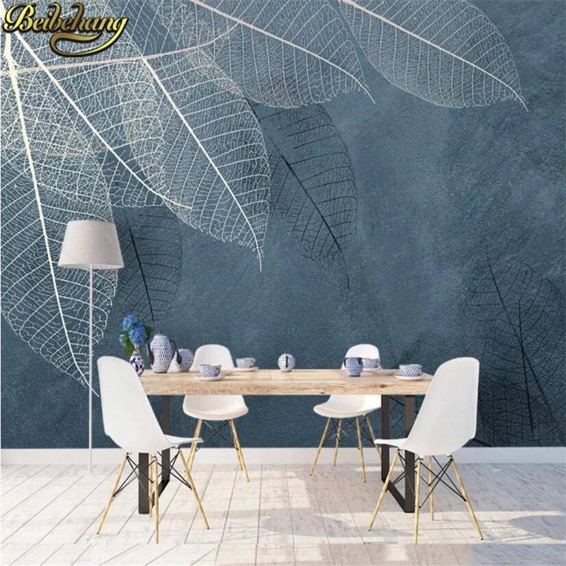 Custom Abstract leaves photo w - Home Textiles Photos review and price