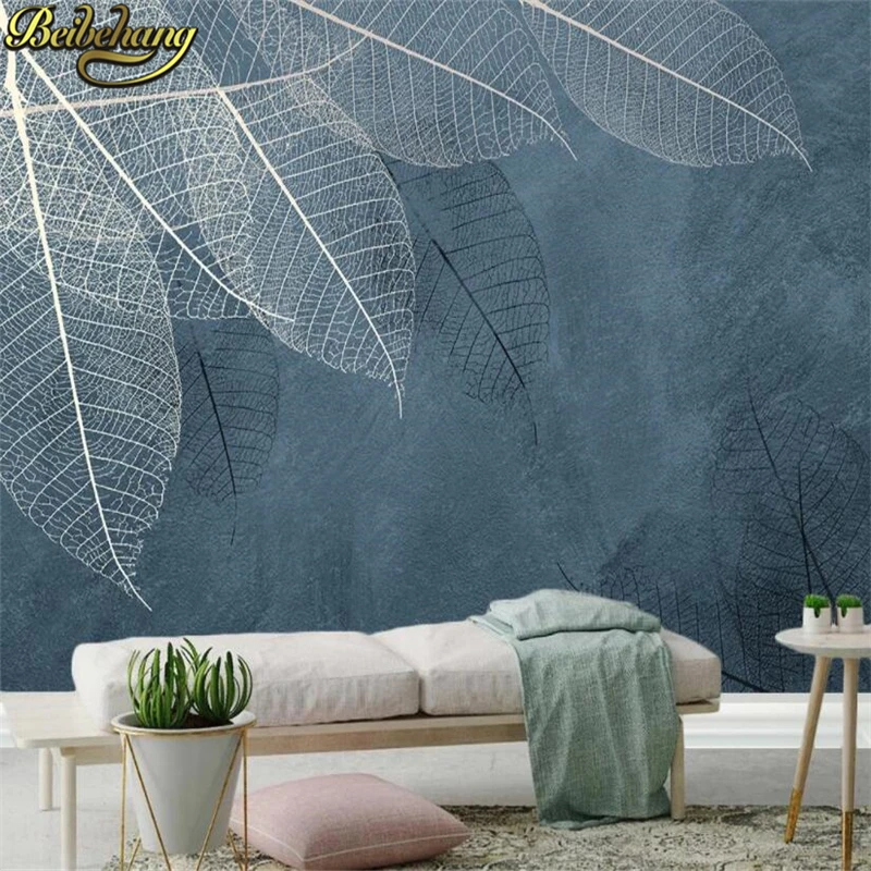 Custom Abstract leaves photo w - Home Textiles Photos review and price