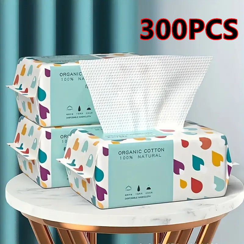 100/300PCS Disposable Thick 10 - Home Textiles Face Towel review and price