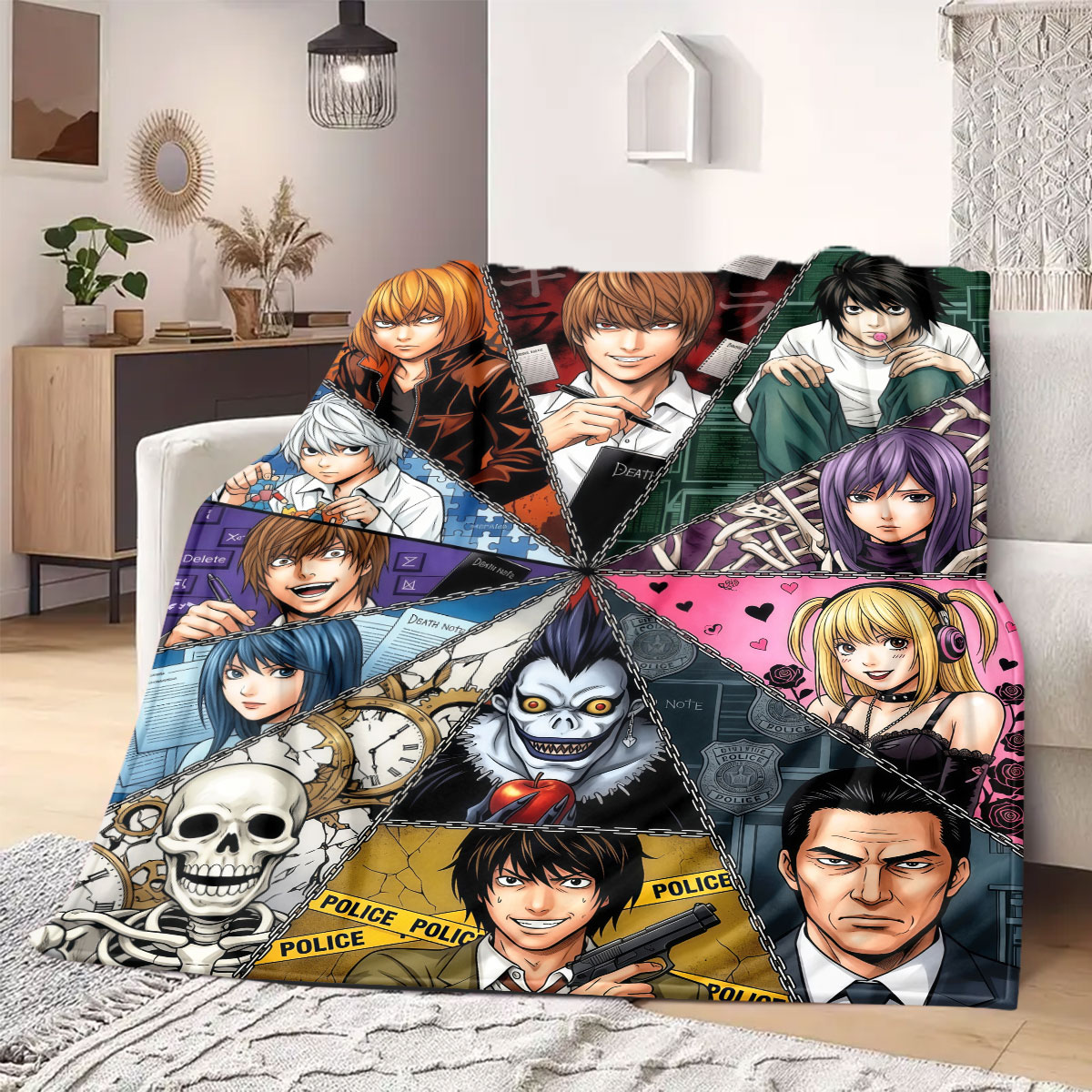 Death Note Grand Cartoon Flann - Home Textiles Notes review and price