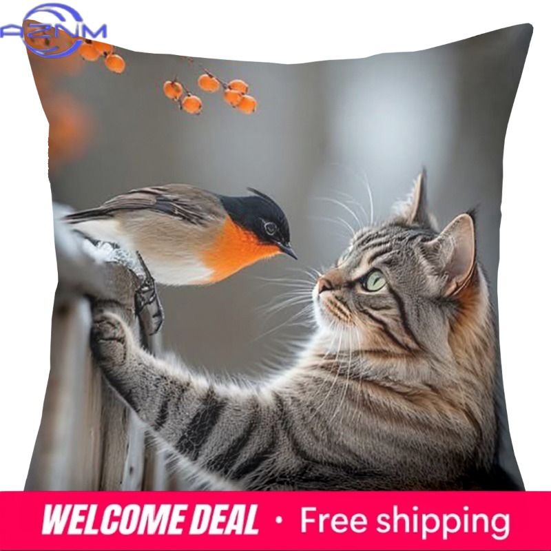 Cute Cat Pillows With Differen - Home Textiles Images review and price