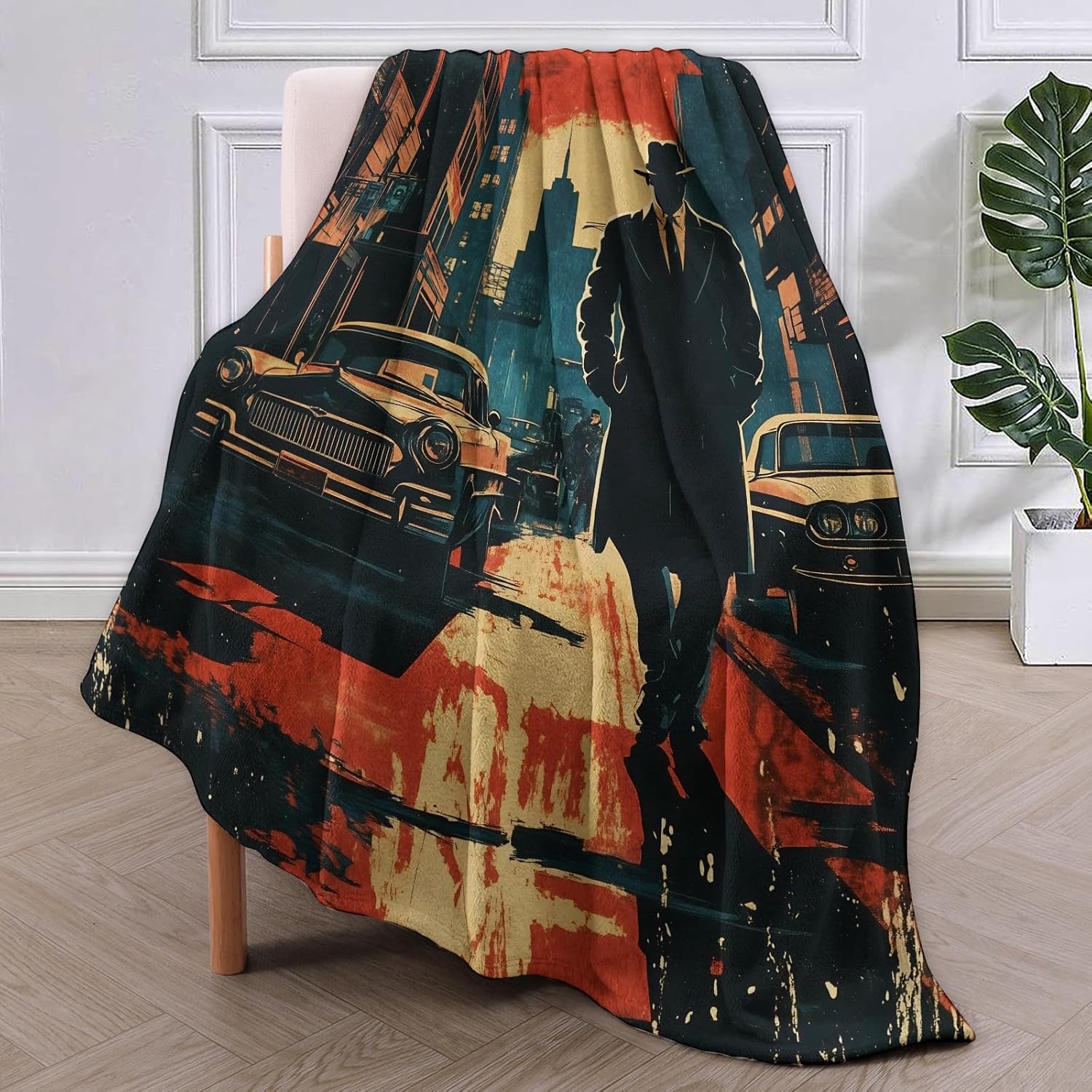 Noir Detective Blanket Gifts f - Home Textiles & Decorations review and price