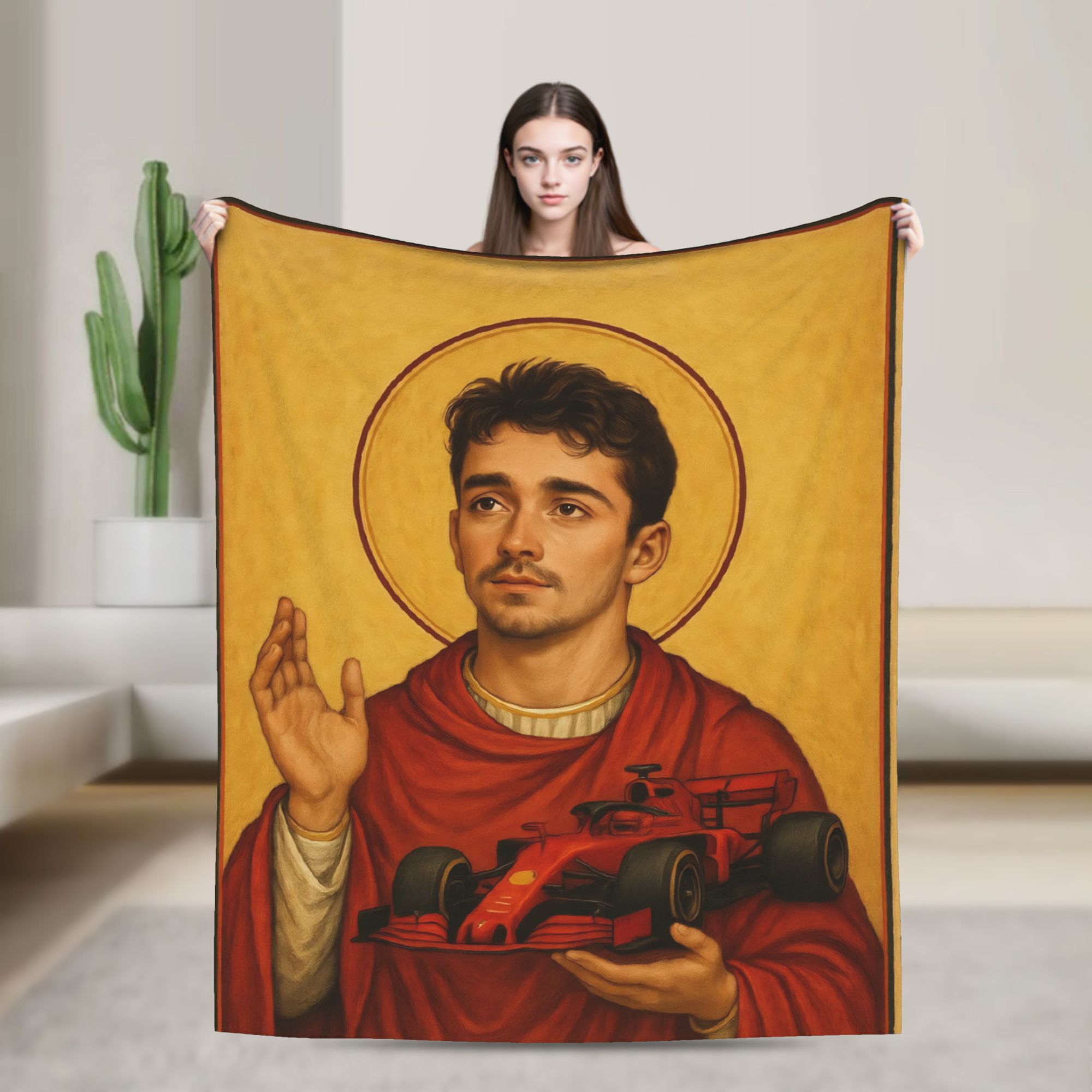 Funny image of Jesus Flannel p - Home Textiles Images review and price