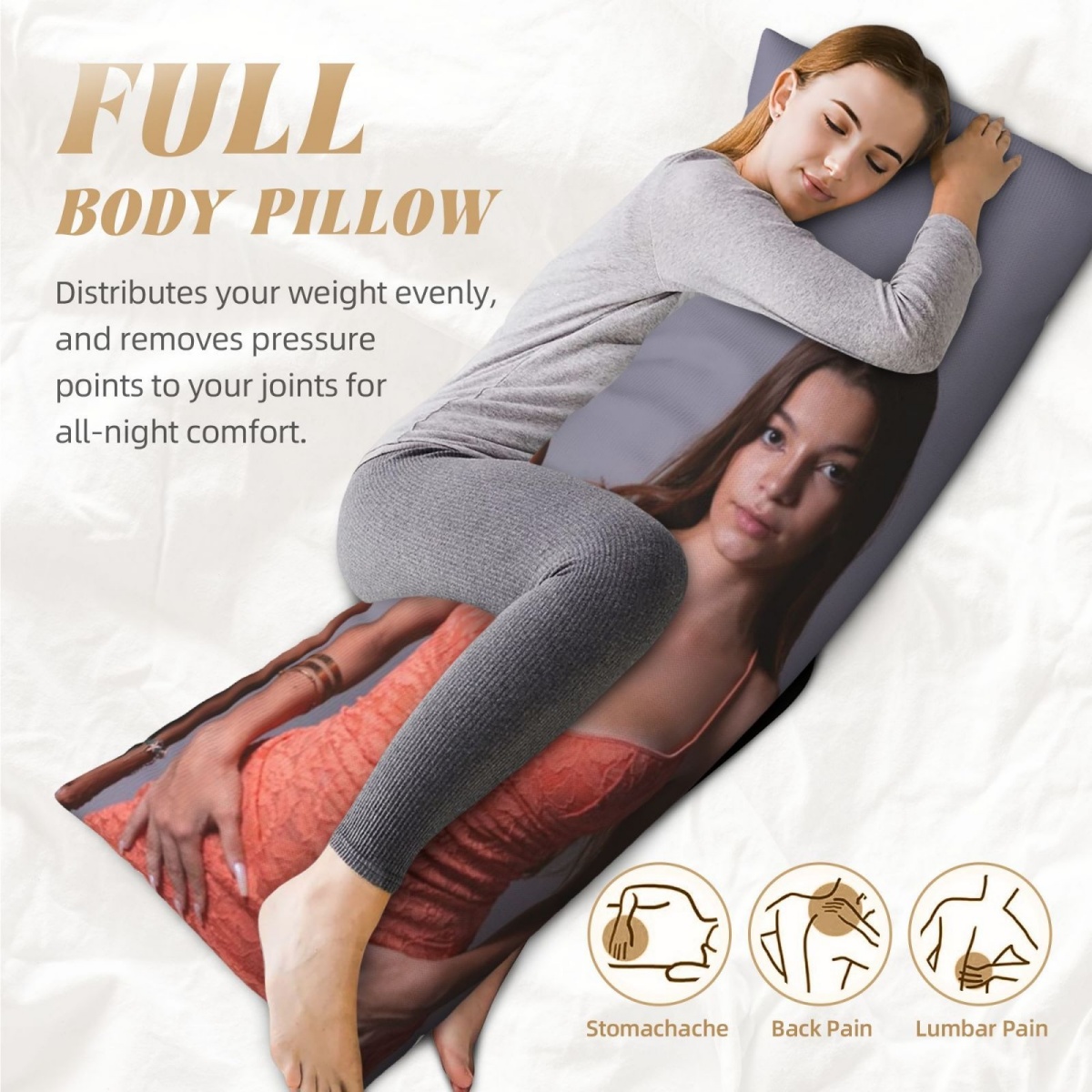 1 Custom Photo Body Pillowcase - Home Textiles Designer review and price